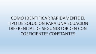 Ecuaciones diferenciales de segundo orden [upl. by Neersin]