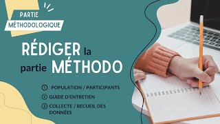 L’enquête qualitative  rédiger la partie méthodologique de son mémoire entretiens demidirectifs [upl. by Circosta]