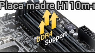 placa madre ASUS h110mr no enciende no da video corto ddr4 solucion sencilla [upl. by Enram107]