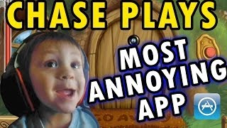 Chase Plays Most Annoying App Ever 2 Year Old Face Cam Do Not Disturb iOS Gameplay [upl. by Penni]