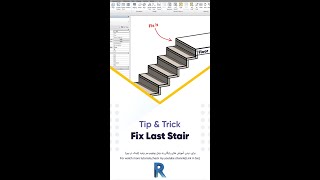 Stair In Revit  ترسیم صحیح پله در رویت [upl. by Edla208]