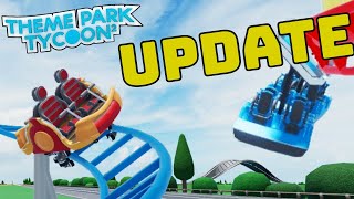 NEW Theme Park Tycoon 2 UPDATE 😲 [upl. by Orlosky]