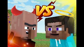 Baby Steve VS Bad Villager Good deeds VS bad deeds Find differens STMine shorts [upl. by Sira109]