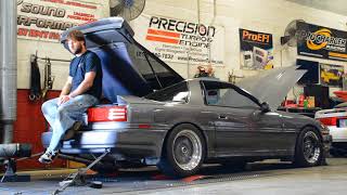 Alecs 900whp 7MGTE MKIII Supra Dyno  Sound Performance [upl. by Rasec412]