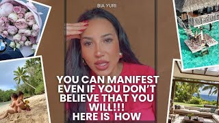 How to Manifest Your Dream Life Even If You Don’t Believe You Can  BIA YURI [upl. by Aillemac]