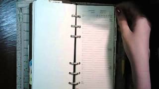 Gillio Compagna medium  Filofax personal size setup [upl. by Nrubua]