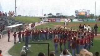 Holmes Middle School Bands  Performing The Star Spangled Banner [upl. by Aneelas633]