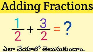 Addition of Fraction  Fraction Addition  Grade 5 [upl. by Refotsirk]