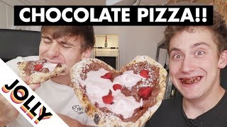 Best Food Craze CHOCOLATE PIZZA [upl. by Araz]