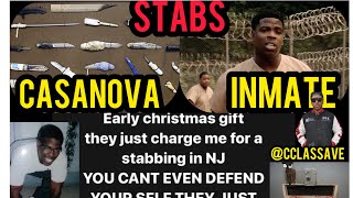 RAPPER CASANOVA 2X STABS INMATE IN FED PRISONIS IT GET BACK FOR BEING CUT  prison [upl. by Illona225]