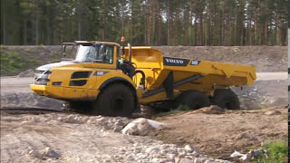 Volvo Articulated Hauler dump trucks FSeries A25F A30F A35F A40F walkaround video [upl. by Leiru]