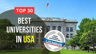 Top 30 Best Universities in USA  US News University Rankings [upl. by Nerrat]