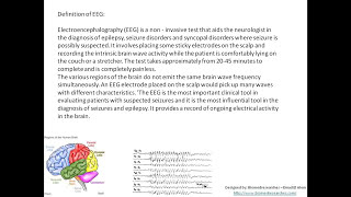 Understanding EEG Part5 EEG quotelectroencephalographyquot test definition Introduction and Orientation [upl. by Hplar235]