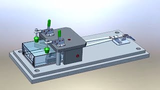 Manual Drill Jig Concept Animation in Solidworks [upl. by Barrington]