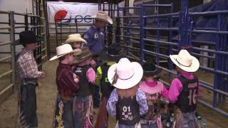 The Ride with Cord McCoy Miniature Bull Riding [upl. by Lasala]