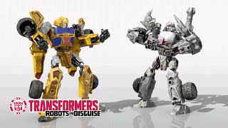 Transformers ConstructBots  Switcheroo  Transformers Official [upl. by Ialohcin]