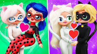 Chat Noir Et Ladybug Sont Dans Un Triangle Amoureux  30 DIY LOL OMG [upl. by Hemminger131]