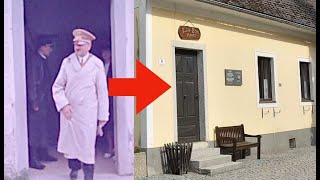 Hitler Visits His Past  Austrian Childhood Homes [upl. by Adnauq740]