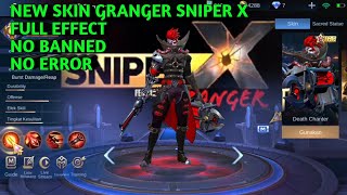 UPDATE Script Skin Granger Legend  Starfall Knight  No Password Full Effect amp Voice  New Patch [upl. by Ellesij877]