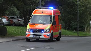 KTW Wuppertal Feuerwache 1 nach das Agaplesion Bethesda Krankenhaus in Wuppertal [upl. by Zumwalt640]