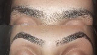 eyebrows banany ka tareeka  eyebrows tutorial  eyebrows threading [upl. by Eelyrehc]