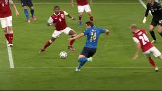 Italy 1  0 Austria  Federico Chiesa Goal Analysis EURO 2020 Italy 21 Austria AET [upl. by Bbor]