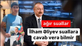 Maaşlar niyə azdır cənab prezident Əliyev suallara cavab verə bilmədi [upl. by Gibe]