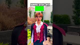 Pura pura jadi vampir halloween comedy funny cosplay anime prank alanarmy vampire [upl. by Melamed]