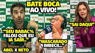 P0LÊMICA NET0 XNGA ABEL FERREIRA AO VIVO E DEBATE PEGA FOGO APÓS ENTREVISTA COLETIVA E LEILA VAI [upl. by Heman]