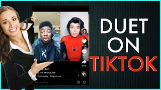 Tiktok Tutorials How To Make Tiktok Duet Video [upl. by Adnilab]