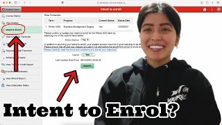 What Is Intent To Enrol Early Enrolment And Open Enrolment How To Submit Intent To Enrol [upl. by Terag]