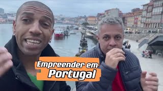 Ele veio turistar em PORTUGAL mas já mudou de ideia quer empreender cá🇵🇹😄 Recebendo inscrito [upl. by Leonore]