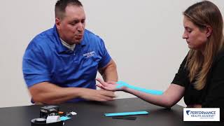 Kinesiology Taping Technique for Carpal Tunnel [upl. by Francyne]