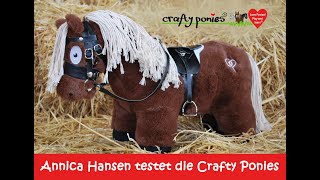 Kostenlose Reitstunden Crafty Ponies Plüschpferde Annica Hansen Kuschelpferde und Accessoires [upl. by Stone]