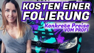 Kosten einer Folierung I Konkrete Rechnung und Preise der Folien [upl. by Clemence]