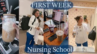 Nursing School Week 1  Spring 2024 [upl. by Anerac412]