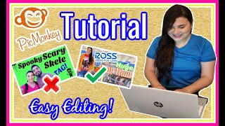 How to use PicMonkey 2020  PicMonkey Tutorial 2020  Photo editing software [upl. by Rella]