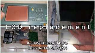 Canon IR copier LCD replacement [upl. by Popelka]