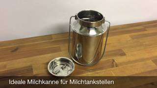 Milchkanne für Milchtankstellen [upl. by Einobe]