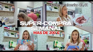 MERCADONA  HIPERCOR  CARNICERÍA  PESCADERÍA  SUPER COMPRA SEMANAL PARA 3 [upl. by Jenelle885]