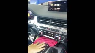 2017 Audi Q7 4G MMI Android Multimedia Navigation OEM Integration Demo Video  신형 Q7 4G MMI 안드로이드매립 [upl. by Lezirg]