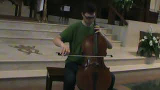 Cello excerpt from Brahms Symphony 2 2nd Movement Roric Cunningham [upl. by Hailat]