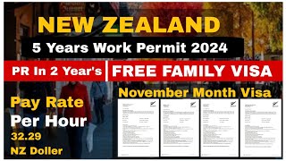 New Zealand Work Visa 2024  New Zealand Accredited Employer Work  New Zealand Agriculture Jobs [upl. by Blythe]