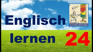 Englische Wörter u Sätze  MiniLektion 24 Licht und Farben sehr einfach [upl. by Attelocin]