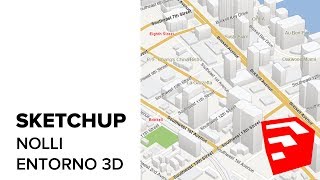 SketchUp  Mapa Nolli e Entorno 3D  OpenStreetMap Tutorial [upl. by Holmann]