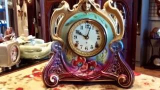 ANTIQUE CLOCK by ANSONIA ROYAL BONN I FINE HOME DECOR [upl. by Caryl984]