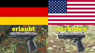 USA Waffenrecht strenger als in Deutschland [upl. by Goldshell]