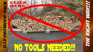 DIY Firewood Rack II The Fix [upl. by Haman]