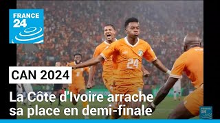 CAN 2024  La Côte d’Ivoire arrache sa place en demifinale en battant le Mali • FRANCE 24 [upl. by Perla164]