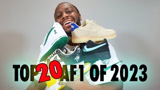 Top 20 Air Force 1s of 2023 Schopes Nike Unboxing AF1 10 [upl. by Aronal]